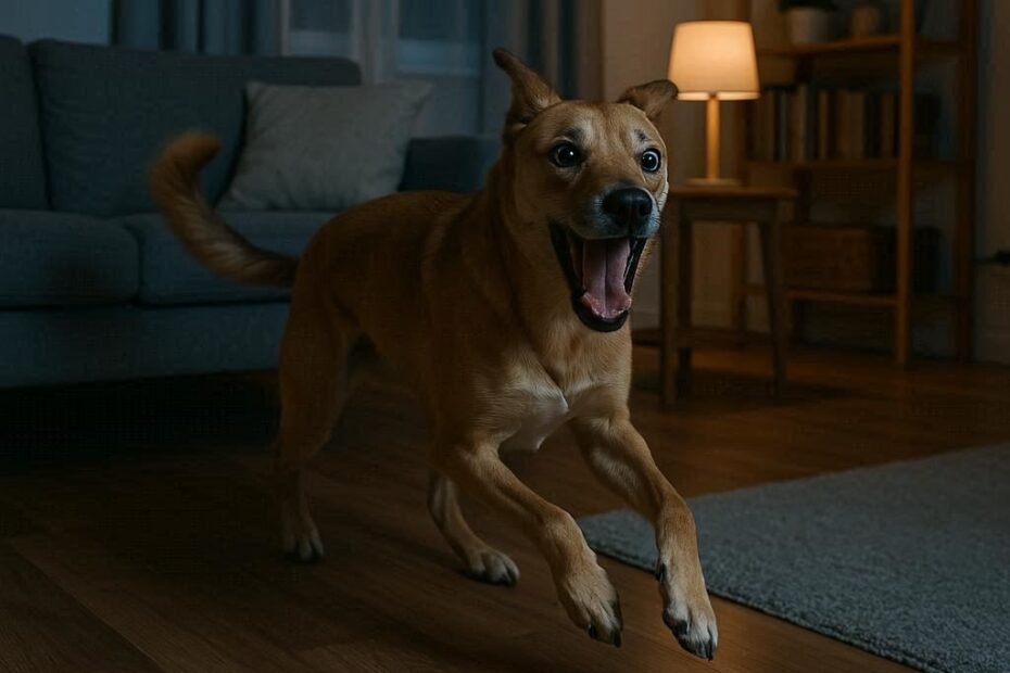 Dog Zoom Around at Midnight